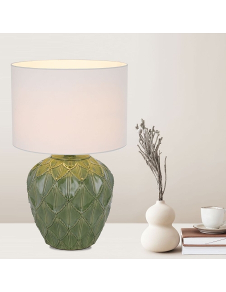 DIAZ TL-GNWH - DIAZ CERAMIC TABLE LAMPDIAZ TL-GNWH