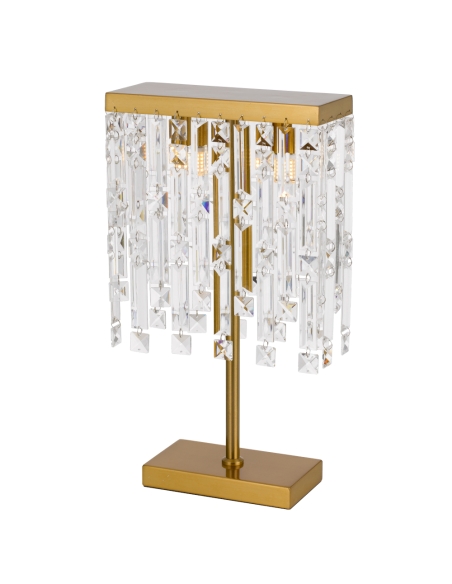 CERONE TL-AGCLR - CERONE 2 LIGHTS TABLE LAMP - GOLD