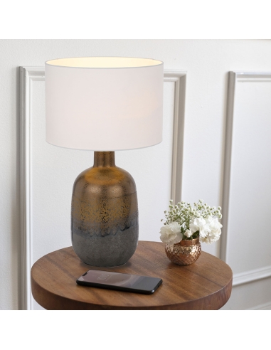 ARTHUR TL-BZWH - ARTHUR CERAMIC TABLE LAMP - ARTHUR TL-BZWH