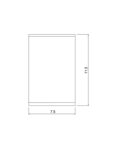 Oriel Entas 9W Surface Mounted LED Downlight Black / UA4695BK 2