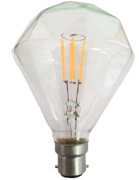 CF7 - Diamond Shape LED Filament Globe (3.5W)