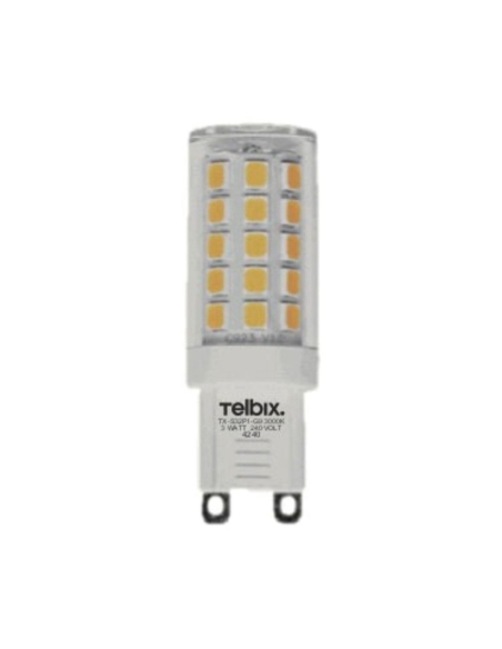 G G93W32-850 - G9 3W LED GLOBE CLEAR NON-DIM