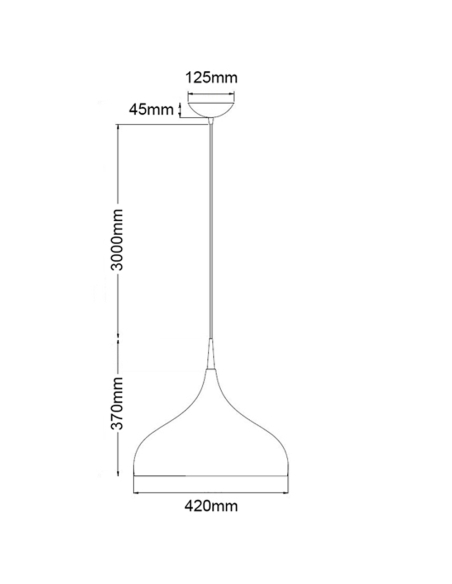 ZARA10A - ZARA Modern Dome Shape Pendant LightsZARA10A