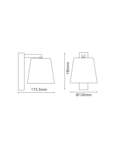 Chester City Range Adjustable Wall Light 6W LED White / CHESTER02 2