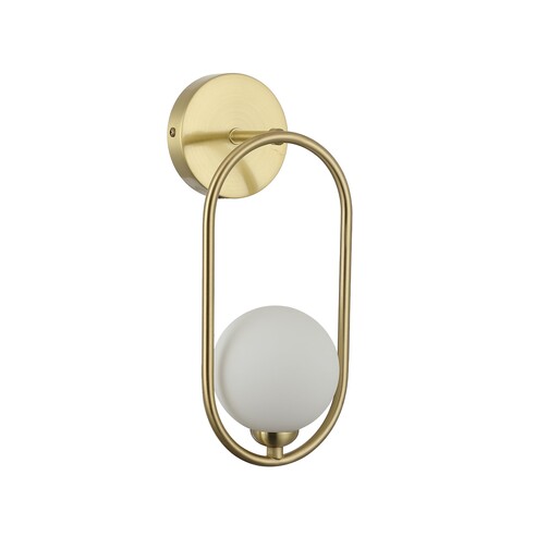 ARO1 - ARO Interior Round Opal Glass with Satin ARO1