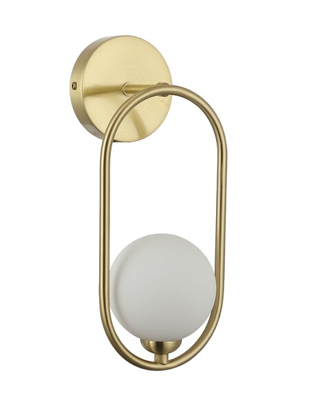 ARO1 Interior Wall Light Round 25W Satin Gold - ARO1