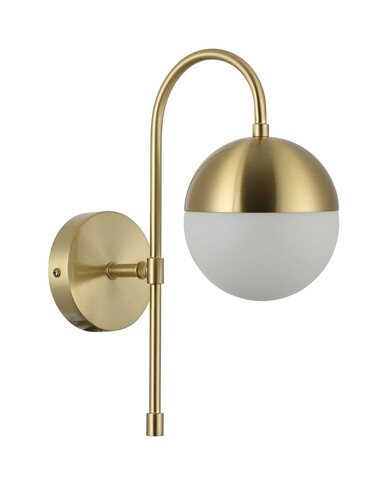 ARO2 Interior Wall Light Round 25W Satin Gold - ARO2