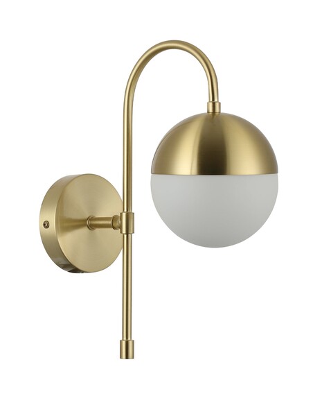 ARO2 Interior Wall Light Round 25W Satin Gold - ARO2