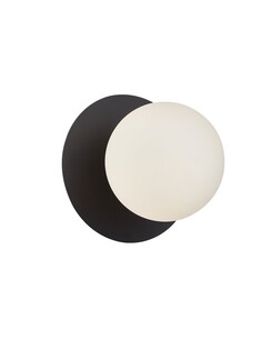 BALLE2R Interior Wall Light Round Black - BALLE2RBALLE2R