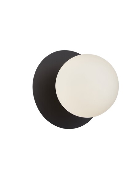 BALLE2R Interior Wall Light Round Black - BALLE2R