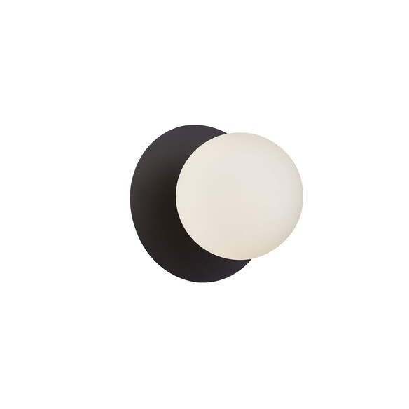 BALLE3R - BALLE Interior Round Opal Diffuser with Round Base Wall Lights