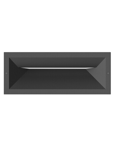 WALL RECD 13W LED TRI 305Lm IP65 RECT BRICKLIGHT BRICKTRI1