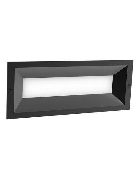 WALL RECD 13W LED TRI 639Lm IP65 RECT BRICKLIGHT BRICKTRI3