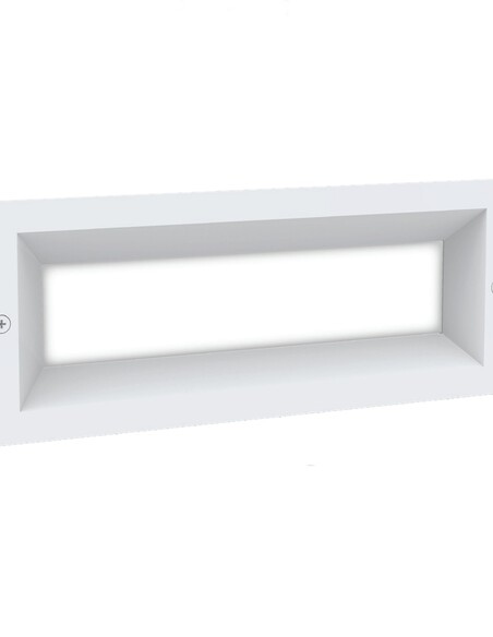 WALL RECD 13W LED TRI 639Lm IP65 RECT BRICKLIGHT BRICKTRI3