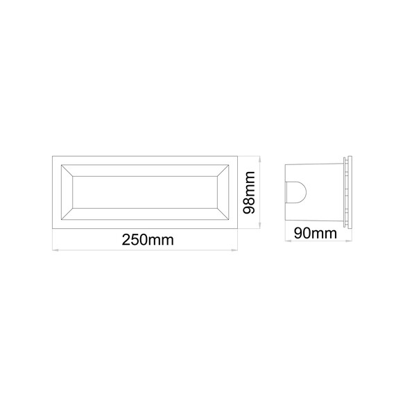 BRICKTRI3 - BRICKTRI Exterior LED Tri-CCT BRICKTRI3