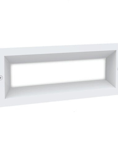 WALL RECD 13W LED TRI 639Lm IP65 RECT BRICKLIGHT BRICKTRI4