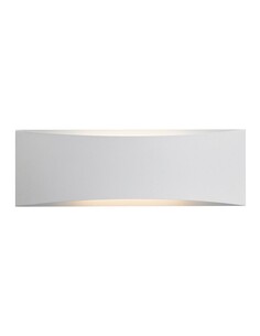 BRISTOL Up & Down Wall Light Curved 8W Tri-Colour White - BRISTOL