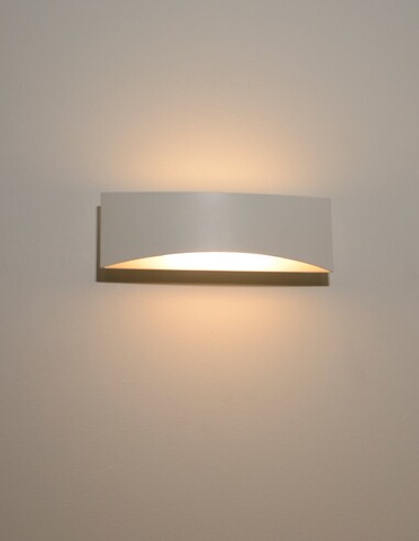 BRISTOL Up & Down Wall Light Curved 8W Tri-Colour BRISTOL