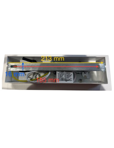 BRISTOL Up & Down Wall Light Curved 8W Tri-Colour BRISTOL
