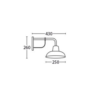 DEKSEL05 - DEKSEL Industrial Matte Black Interior Wall LightDEKSEL05 2