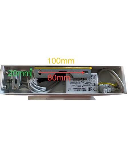 DHAKA Up & Down Wall Light Rectangular 12W DHAKA