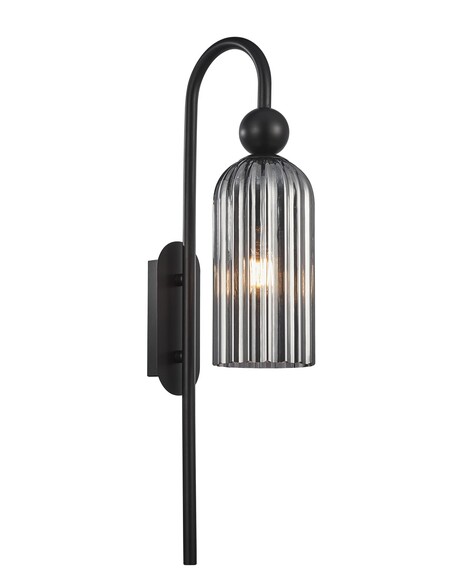 FLAUTA1W Interior Wall Light Round 1W Black - FLAUTA1W