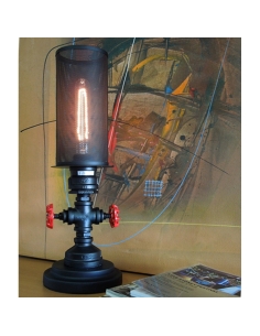 The Veneto Vintage Industrial Table Lamp E27 72W Bulb Type VENETO-T1 2