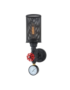 Veneto 1 Light Black Iron Interior Surface Mounted Wall VENETO-W1
