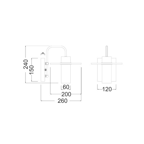 LUCERNA-W1 - LUCERNA Interior Cylinder Round Hat LUCERNA-W1