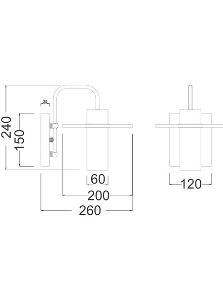 LUCERNA-W1 Interior Wall Light White - LUCERNA-W1LUCERNA-W1