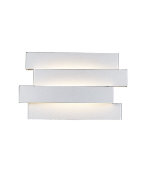NAGOYA Up & Down Wall Light Rectangular 5W Tri-Colour White - NAGOYA