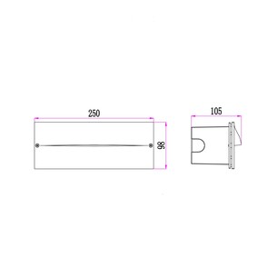 OGATRI1 - OGATRI Recessed Exterior LED Tri-CCT Wall Lights OGATRI1 2