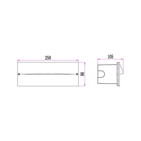 OGATRI1 - OGATRI Recessed Exterior LED Tri-CCT OGATRI1