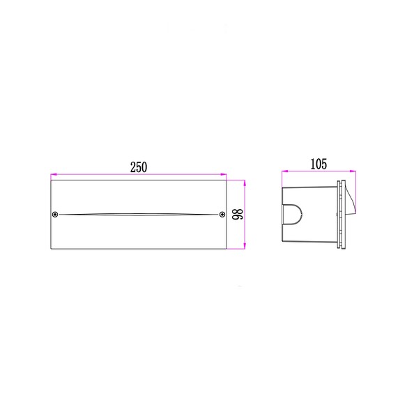 OGATRI1 - OGATRI Recessed Exterior LED Tri-CCT OGATRI1