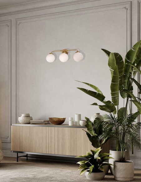 PALLA-W2 Interior Wall Light Round White - PALLA-W2