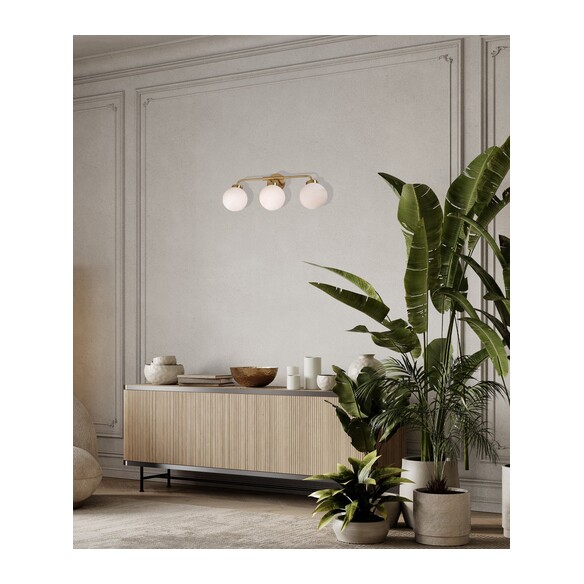 PALLA-W2 - PALLA Interior Triple Sphere Alabaster PALLA-W2