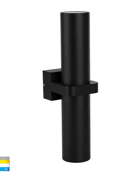 LUZ Up & Down Wall Pillar Light Black - HV10291T
