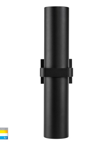 LUZ Up & Down Wall Pillar Light Black - HV10291THV10291T
