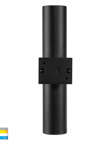 LUZ Up & Down Wall Pillar Light Black - HV10291THV10291T