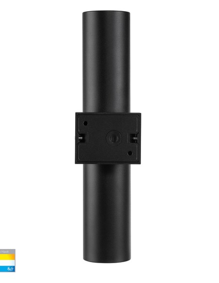 LUZ Up & Down Wall Pillar Light Black - HV10291THV10291T
