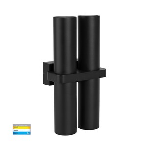 HV10292T - Luz Black TRI Colour Double Up & Down Wall HV10292T