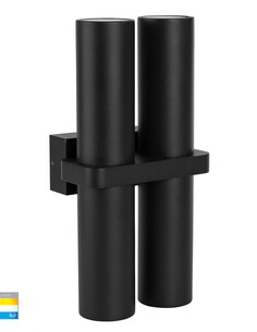 LUZ Up & Down Wall Pillar Light Black - HV10292THV10292T