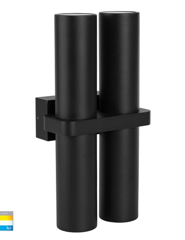 LUZ Up & Down Wall Pillar Light Black - HV10292THV10292T