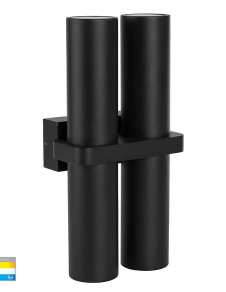 LUZ Up & Down Wall Pillar Light Black - HV10292T