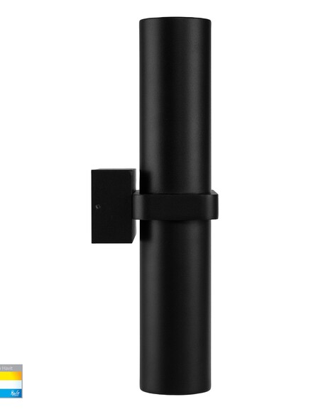 LUZ Up & Down Wall Pillar Light Black - HV10292THV10292T