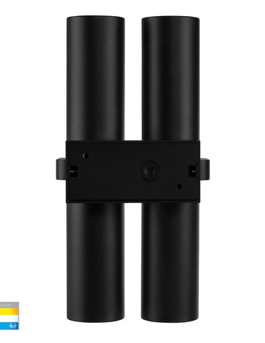 LUZ Up & Down Wall Pillar Light Black - HV10292THV10292T