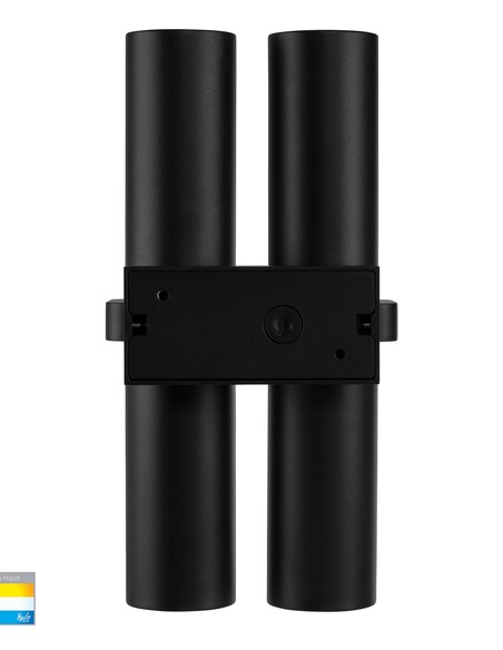 LUZ Up & Down Wall Pillar Light Black - HV10292THV10292T