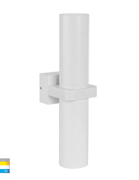 LUZ Up & Down Wall Pillar Light White - HV10391T