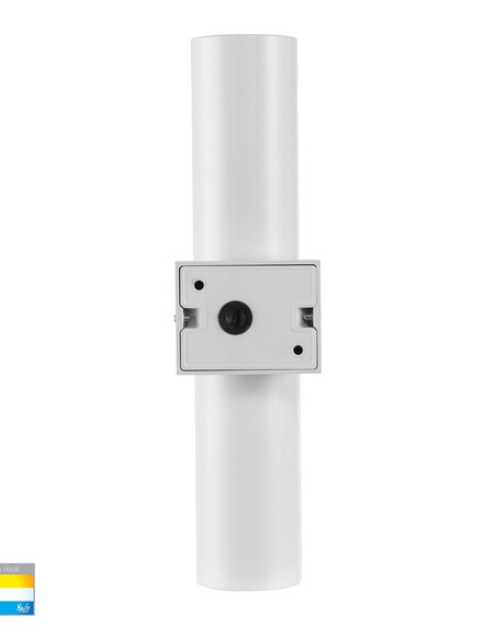 LUZ Up & Down Wall Pillar Light White - HV10391THV10391T