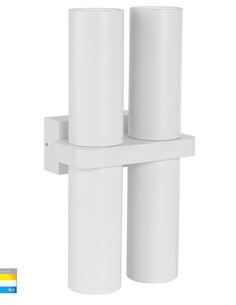 LUZ Up & Down Wall Pillar Light White - HV10392THV10392T